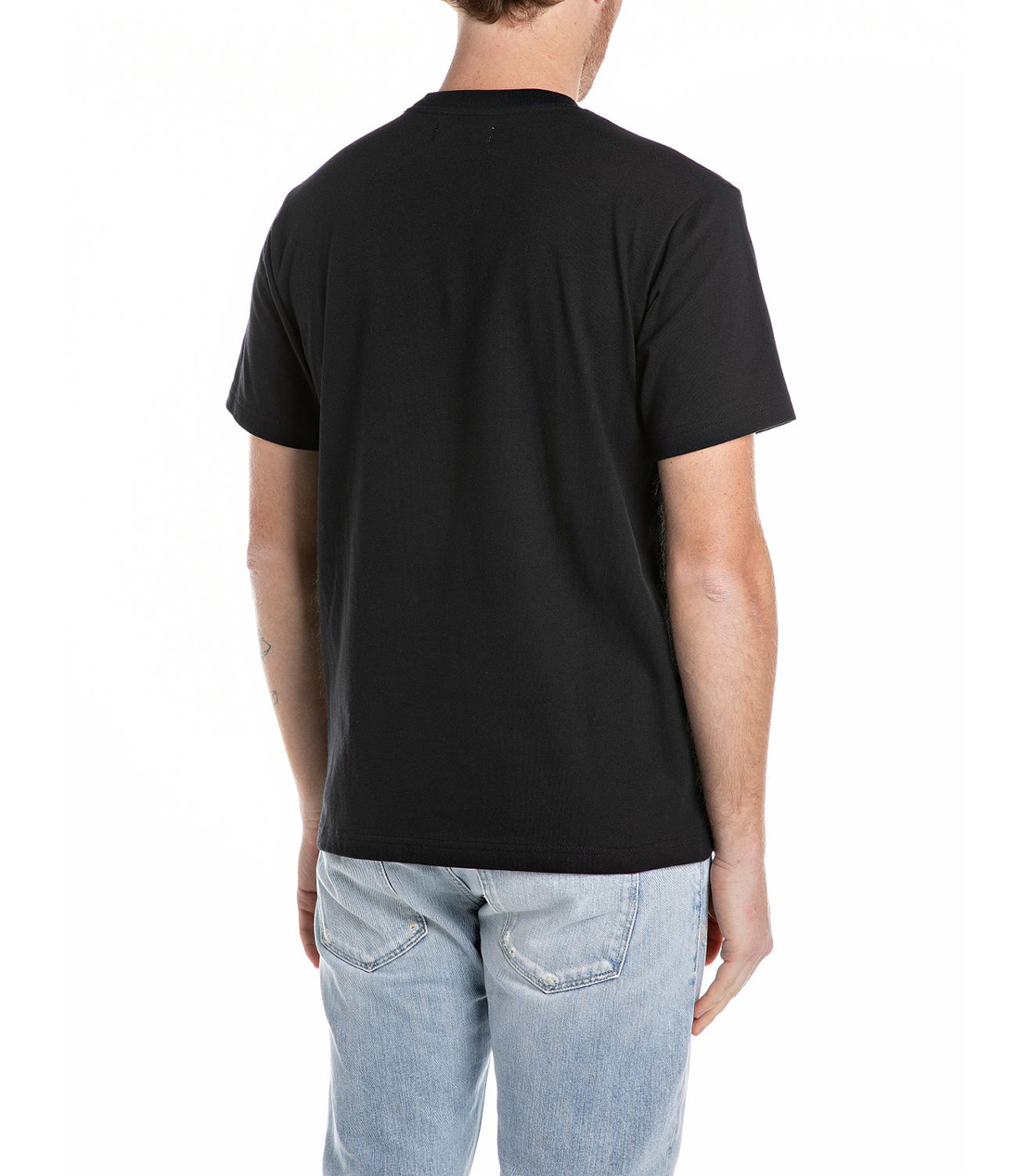 コットンジャ－ジープリントＴシャツ 詳細画像 ブラック 2